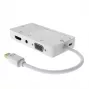 Microconnect MDPDVIHDMIVGAAA klēpjdatora dokstacija/portu replicētājs Balts