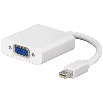 Microconnect MDPVGA video kabeļa adapteris 0.15 m Mini DisplayPort VGA (D-Sub) Balts
