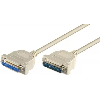 Microconnect MODGR3 seriālais kabelis balts 3 m DB-25