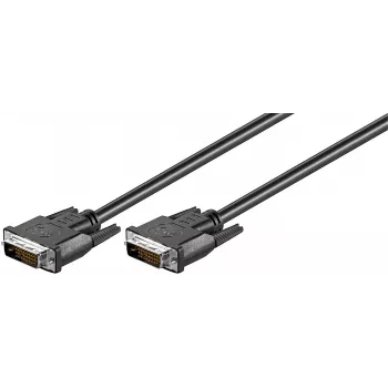 Microconnect MONCC2 DVI kabelis 2 m DVI-D DVI-D (DL) Melns