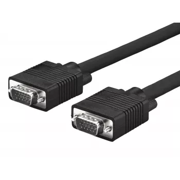 Microconnect MONGG3B VGA kabelis 3 m VGA (D-Sub) Melns
