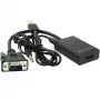 Microconnect MONGGHDMI HDMI–VGA adapteris 0,3 m melns