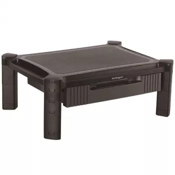 StarTech.com Monitora Pacēlājs - Atvilktne - Augstuma Regulēšana, Brīvi Stāvošs, 10 kg, 33 cm (13 collas), 81.3 cm (32 collas), Melns