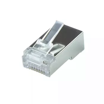 RJ-45 savienotājs LogiLink MP0070, Cat.6A, 10 Gbps, sudraba, 50 gab.