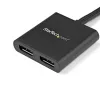 StarTech.com 2-Portu Multi Monitora Adapteris - Mini DisplayPort uz 2x DisplayPort MST Hubs - Divkāršs 4K 30Hz - Video Sadalītājs Paplašinātā Darbvirsmas Režīmam Windows PC - mDP 1.2 uz 2x DP