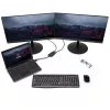 StarTech.com 2-Portu Multi Monitora Adapteris - Mini DisplayPort uz 2x DisplayPort MST Hubs - Divkāršs 4K 30Hz - Video Sadalītājs Paplašinātā Darbvirsmas Režīmam Windows PC - mDP 1.2 uz 2x DP