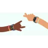 Viedpulkstenis Apple Watch SE GPS + Cellular 40mm Sudraba alumīnija korpuss, Denim sporta siksniņa zila M/L