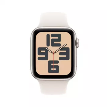 Viedpulkstenis Apple Watch SE GPS + Cellular 44mm Starlight Alumīnija Korpusā Bēšs