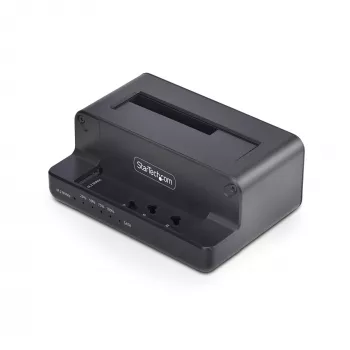 StarTech.com M.2 NVMe uz 2.5/3.5 collu SATA disku dublikators, divu nodalījumu autonoms SSD klonētājs/disku doks, divvirzienu NVMe uz SATA / SATA uz NVMe, līdz 27 GB/min, TAA