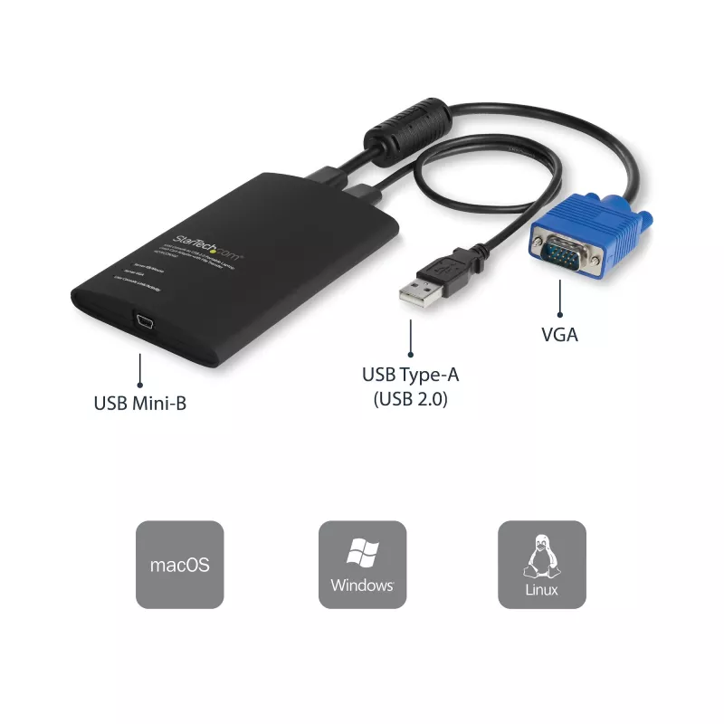 StarTech.com USB avārijas kartes adapteris ar failu pārsūtīšanu un video ierakstīšanu