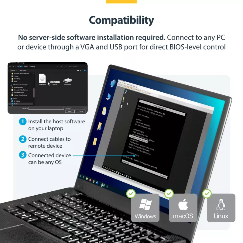 StarTech.com USB avārijas kartes adapteris ar failu pārsūtīšanu un video ierakstīšanu