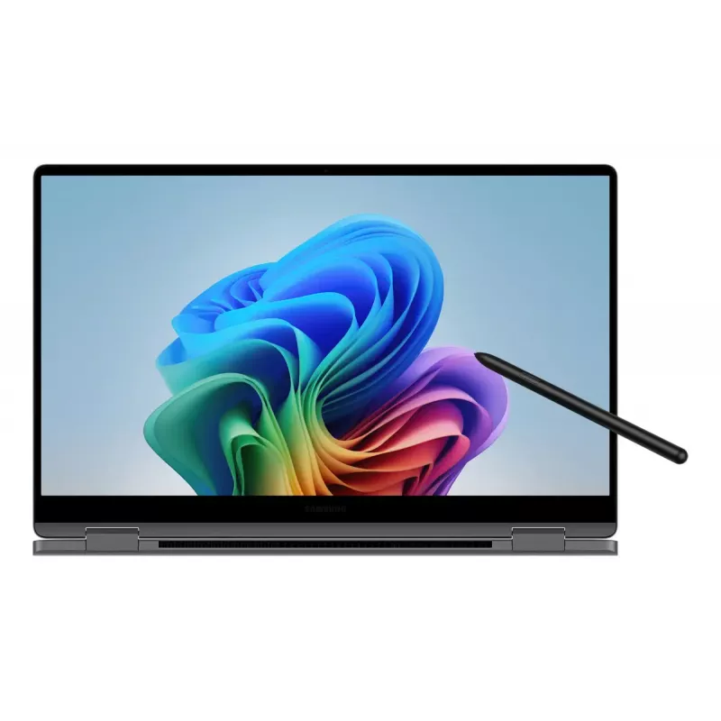 Samsung Galaxy Book5 360 NP754QHA-KA4DE — Hibrids (2-in-1) klēpjdators, Intel Core Ultra 7 258V, 15,6 collu FHD skārienekrāns, 32 GB, 512 GB SSD, Wi‑Fi 7, Windows 11 Pro, Pelēks