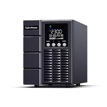 Nepārtrauktās barošanas avots CYBERPOWER OLS1000EA, Online double-conversion, 1 kVA / 900 W, 3× IEC C13 izejas, tīrs sinusoidāls vilnis, LCD, torņa formas