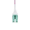 StarTech.com 10m OM4 daudzmodu optiskās šķiedras kabelis, LC-LC (UPC), Erika Violet, 50/125µm, 40G/100G, LOMMF/VCSEL, Uniboot, OFNR