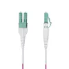 StarTech.com 5m LC-LC OM4 daudzmodu optiskās šķiedras kabelis, Erika Violet, 50/125µm, 40G/100G, LOMMF/VCSEL, Uniboot, OFNR