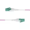 StarTech.com 7m LC-LC OM4 daudzmodu optiskā šķiedra, Erika Violet, 50/125µm, 40G/100G, LOMMF/VCSEL, Uniboot lēciena vads, OFNR Riser