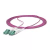StarTech.com 7m LC-LC OM4 daudzmodu optiskā šķiedra, Erika Violet, 50/125µm, 40G/100G, LOMMF/VCSEL, Uniboot lēciena vads, OFNR Riser