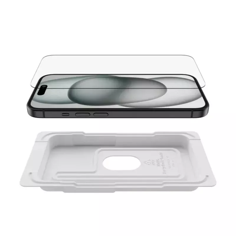 Aizsargstikls Belkin ScreenForce iPhone 15 Rūdīts Stikls