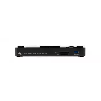 OWC Thunderbolt Pro Dock pieslēgvietu stacija Thunderbolt 3 Melns 85W barošana 40 Gbit/s