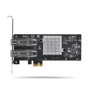 StarTech.com 2-Portu GbE SFP tīkla karte, PCIe 2.0 x1, Intel I350-AM2 2x 1GbE kontrolieris, 1000BASE vara/optiskā šķiedra, divu portu Gigabit Ethernet NIC, darbstacijām/serveriem - saderīga ar Windows un Linux
