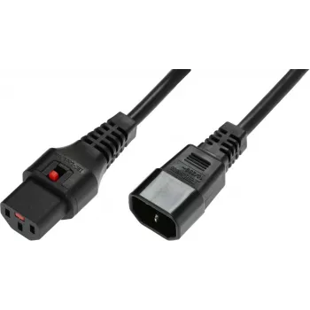 MicroConnect PC1021 strāvas pagarinātājs 2 m, C13–C14, melns