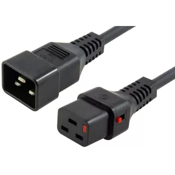 Microconnect PC1285 strāvas kabelis melns 2 m C20 savienotājs C19 savienotājs