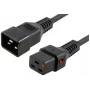Microconnect PC1285 strāvas kabelis melns 2 m C20 savienotājs C19 savienotājs