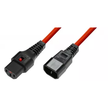 Microconnect PC1387 strāvas vads melns 3 m C13 savienotājs C14 savienotājs