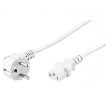 Microconnect PE010430W strāvas vads Balts 3 m Kontaktdakša E+F C13 savienotājs