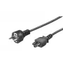 Microconnect PE010810S strāvas kabelis Melns 1 m CEE7/7 C5 savienotājs