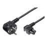 MicroConnect PE010818A strāvas kabelis 1.8 m C5 savienotājs Melns