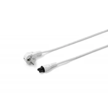 MicroConnect PE010818W barošanas kabelis balts 1.8 m, Schuko (F) – C5 ligzda