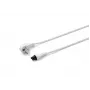 MicroConnect PE010818W barošanas kabelis balts 1.8 m, Schuko (F) – C5 ligzda