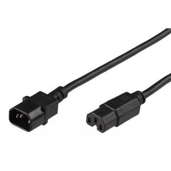 Microconnect PE011403 strāvas pagarinātājs melns 3 m C14 savienotājs C15 savienotājs