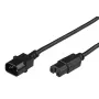 Microconnect PE011420 strāvas kabelis, melns, 2 m, C14 – C15 savienotāji