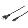 Microconnect PE030712 strāvas kabelis 1.2 m melns CEE7/16 – C7 savienotājs