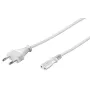 Microconnect PE030720W barošanas vads balts 2 m C7 savienotājs