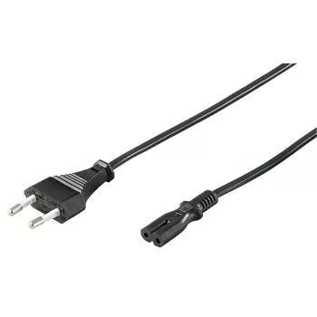 Microconnect PE030730 strāvas kabelis melns 3 m C7 savienotājs
