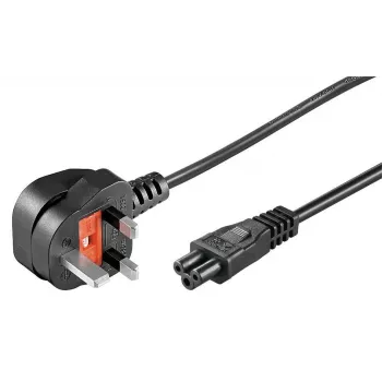 Microconnect PE090830 strāvas kabelis melns 3 m G tipa kontaktdakša C5 savienotājs