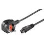 Microconnect PE090850 strāvas vads melns 5 m C5 savienotājs