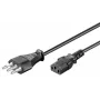 Strāvas kabelis MICROCONNECT Y3-10/ST3 H05VV-F 3x0.75mm2 garums 1m melns