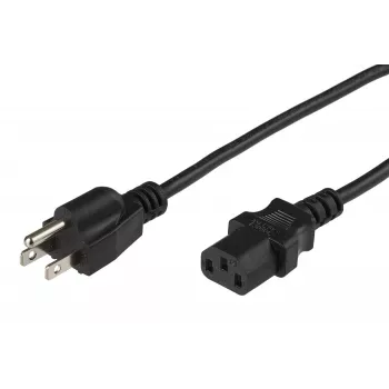 Microconnect PE110418 strāvas kabelis, melns, 1.8 m, B tipa spraudnis, C13 savienotājs