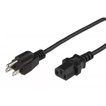 Microconnect PE110440SJT-IT strāvas kabelis 4 m NEMA 5-15P – C13 savienotājs melns