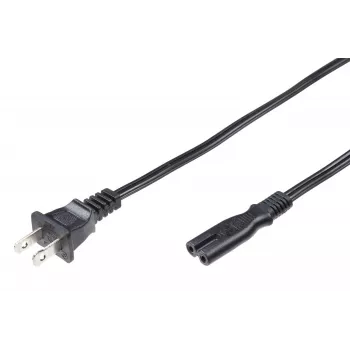 Microconnect PE110718 strāvas kabelis melns 1.8 m A tipa kontaktdakša C7 savienotājs