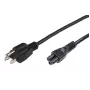 MicroConnect PE110805 strāvas vads Melns 0.5 m Spēka kontaktdakšas tips B C5 savienotājs