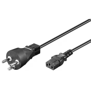 Microconnect PE120405R strāvas kabelis Melns 0.5 m C13 savienotājs