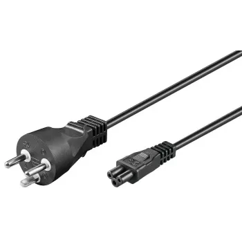 Microconnect PE120805 strāvas kabelis melns 0.5 m, K tipa spraudnis, C5 savienotājs