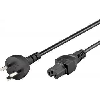 Microconnect PE130418 strāvas vads melns 1.8 m C15 savienotājs