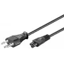 Microconnect PE160850 strāvas kabelis melns 5 m C5 savienotājs
