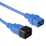 Microconnect PE2019B18 strāvas kabelis Zils 1.8 m C20 savienotājs C19 savienotājs